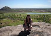 Amy in Arnhemland in the Northern Territory