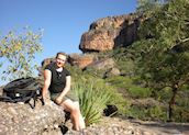 Amy exploring Kakadu National Park