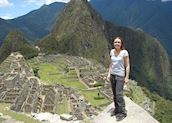 Anna at Machu Picchu, Peru