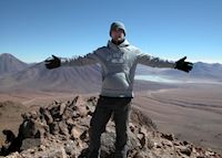 Phil surrounded by wonderful scenery