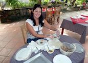 Making spring rolls in Ninh Binh, Vietnam