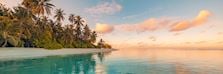 Sunset in the Maldives
