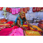 Market seller, India — key destination image