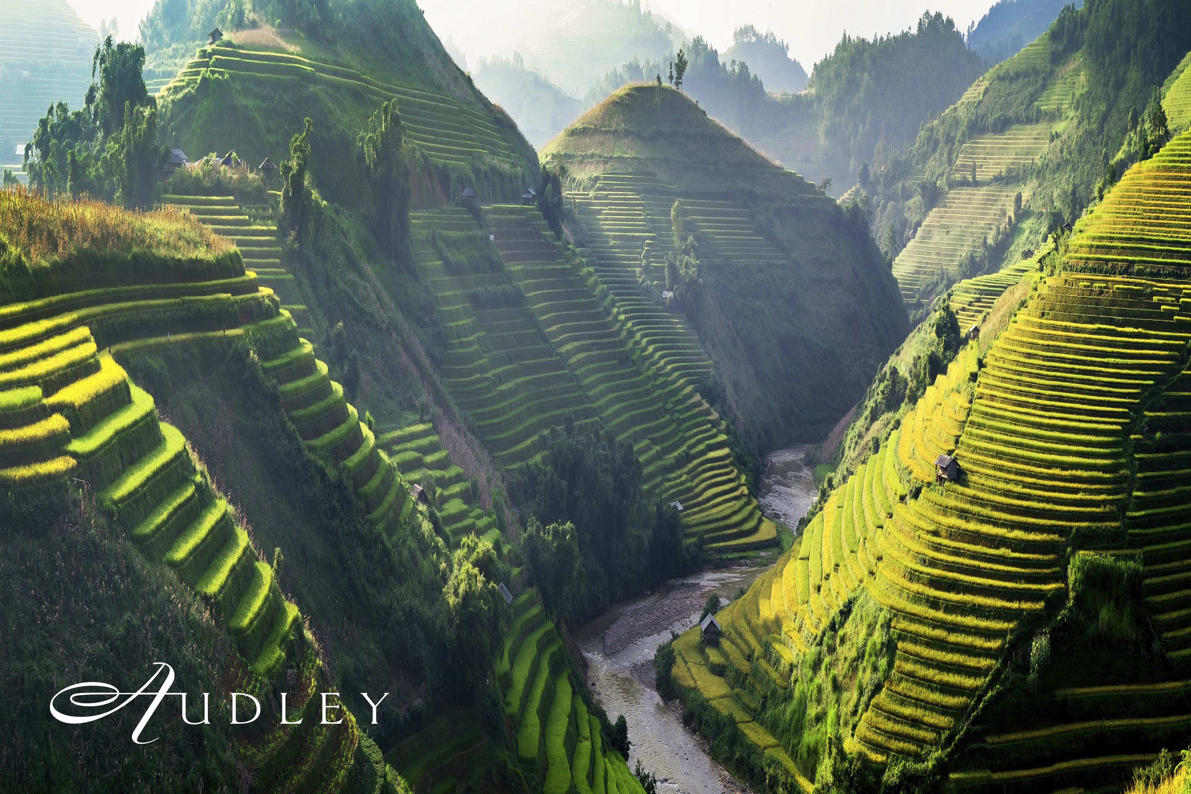 Rice terraces, Vietnam — key destination image