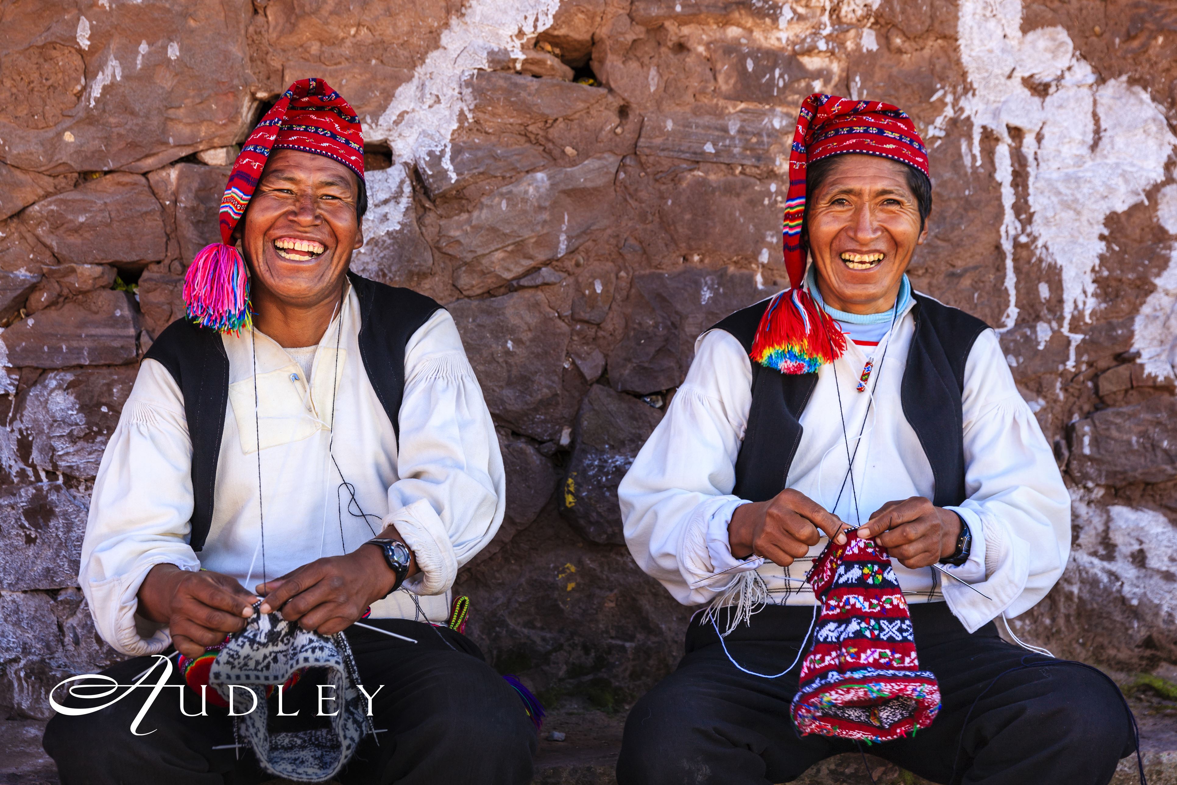 Local men, Peru — key destination image